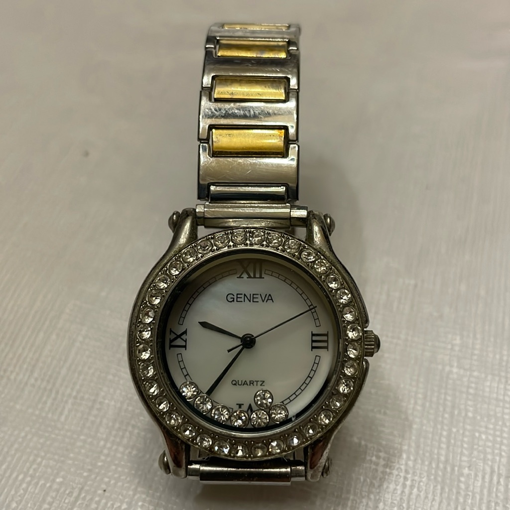 Vintage Rare Geneva Quartz Wrist Watch